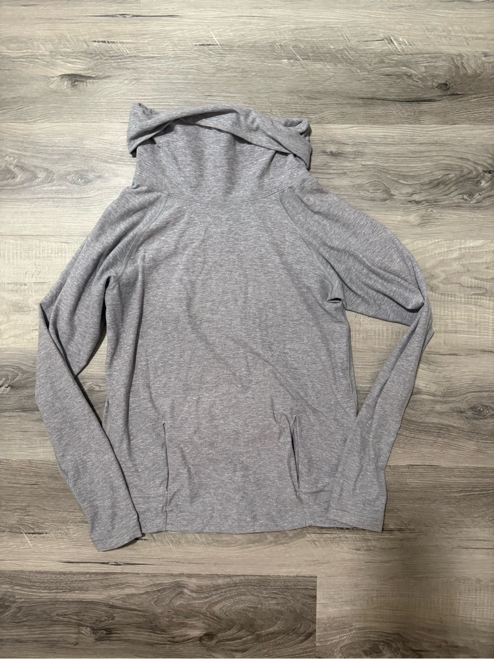 Lululemon Heather Gray Hooded Pullover